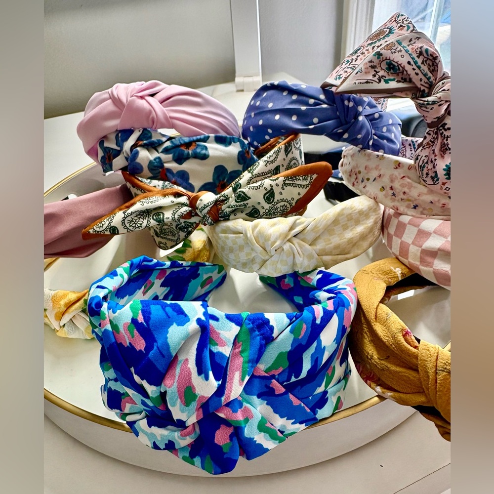 13 Brand New Never Used Knotted Headbands.